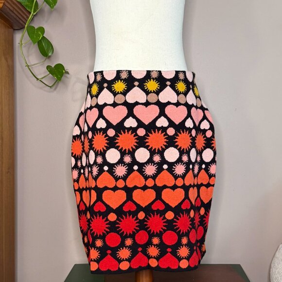 Anthropologie Graphic Knit Pencil Skirt – Women's Size Large - Picture 9 of 9